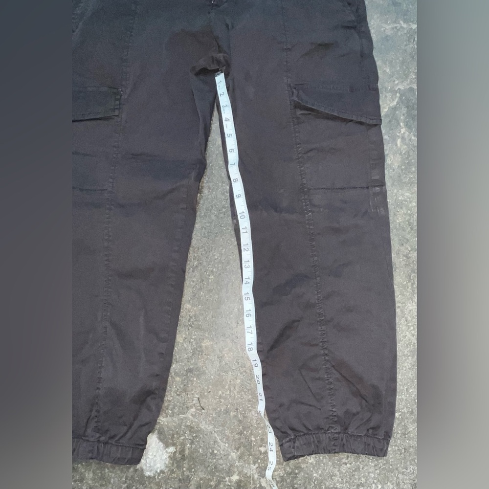 Sanctuary Women Black Rebel Crop Jogger Style Stretch Cotton Cargo Pant Size 30 - Picture 6 of 12